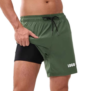 Short de bain pour homme de haute qualité, personnalisé, extensible dans 4 directions, imprimé numériquement, séchage rapide, taille mi-haute, fermeture à cordon, article premium - Product Image 2