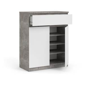 Kit Móvil NAIA Base Oxid Concrete Blanco de Alto Brillo (80cm) para Almacenamiento en Cocina Tvilum - Product Image 2