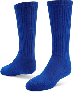 High Quality Men's Basketball Crew <b>Socks</b> Thick Cotton Polyester Material Cushioning Custom Logo Anti-Bacterial White <b>Color</b> - Product Image 4