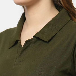 Chemises polo pour femmes, hauts décontractés et tendance, conçus pour un style quotidien moderne, chemises polo pour femmes, mélange de coton respirant, idéal - Product Image 3