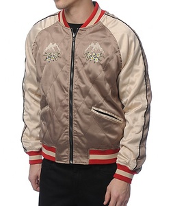 Vestes en Satin personnalisées pour hommes Baseball Satin Sports Team Jacket Whole Sale Rate 2025 Satin Jacket - Product Image 2