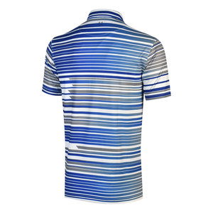 เสื้อโปโล XL สำหรับผู้ชาย, เสื้อโปโลผ้าโพลีเอสเตอร์ยืดได้4ทิศทางแห้งเร็วเข้ารูปกระดุมสั้นพิมพ์ลายไม่ซ้ำใคร - Product Image 2