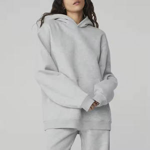 2025 personnalisé lourd polaire goutte épaule pull à capuche unisexe épaissi surdimensionné ample nouveaux sweats à capuche à la mode femmes - Product Image 4