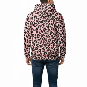 Sudaderas con Capucha de Estilo Hip Hop de Lujo para Hombre, Venta al por Mayor, Nuevo Diseño, Color Sólido, Lisas, con Estampado de Leopardo para Uso en Exteriores - Product Image 2