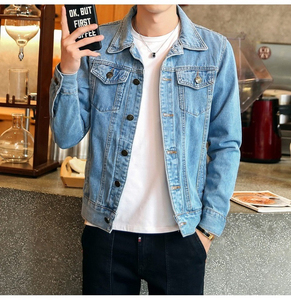 Best Selling <b>Men's</b> Winter Jeans Denim <b>Jacket</b> Custom Size High Quality Breathable Material Apparel <b>Men's</b> Denim <b>Jacket</b> - Product Image 5