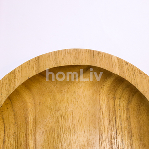 Mortero y Pilón Kazuto L de Madera de Teca Natural Sólida, Hechos a Mano, Sostenibles, para Moler Hierbas en la Cocina, Utensilio de Cocina Rústico - Product Image 6