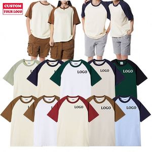Vente en gros de haute qualité prix d'usine T-shirts et chapeaux pour hommes à manches raglan T-shirt à épaules tombantes - Product Image 1