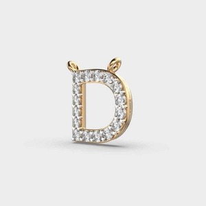 Pendentifs et breloques de joaillerie fine, pendentif dynamique en moissanite D avec chaîne en diamant, bijoux hip-hop faits à la main, plaqué or platine - Product Image 2