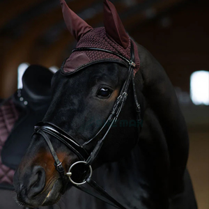 Pakistan fait cheval oreille bonnet léger respirant lavable crochet mouche voile confortable et élégant protection équestre - Product Image 5