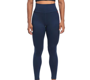 Leggings de sport pour femmes à la cheville, vente chaude, personnalisés, tissu respirant en élasthanne/nylon de haute qualité, taille haute, uni - Product Image 1