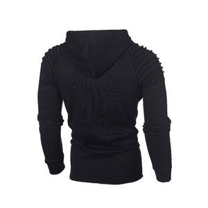 Sweat-shirt à capuche zippé pour homme, automne-hiver, brodé, écologique, coupe-vent, manches longues, sport - Product Image 6