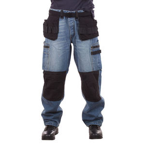 Pantalones de Trabajo para Hombre con Rodilleras y Bolsillos para Herramientas, Certificación CE, Transpirables, Resistentes a la Abrasión, Uniformes de Poliéster para Trabajos de Construcción - Product Image 6