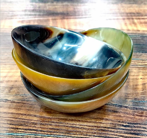 Bol de service unique en corne de buffle polie, design classique pour la décoration de la cuisine à domicile, passe au lave-vaisselle, écologique, meilleure qualité - Product Image 3