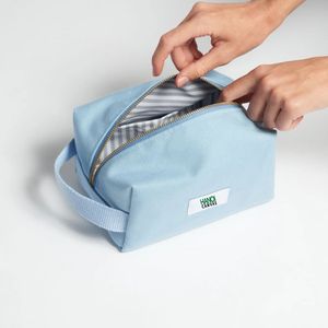 Étui à maquillage en toile de coton personnalisé, écologique, fabriqué directement au Vietnam, avec fermeture éclair, motif uni, certifié BSCI - Product Image 5