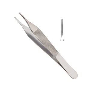 คีมหนีบเนื้อเยื่อเครื่องมือผ่าตัด6นิ้วแบบหลายฟันระดับพรีเมี่ยม - Product Image 2