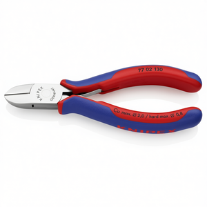 คีมตัดเฉียง Knipex Electronics ด้ามจับขัดเงาพร้อมด้ามจับแบบหลายส่วน หัวกลมและคีมปากเฉียง - Product Image 2