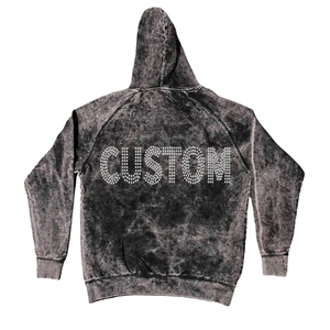 Sudaderas con capucha con lavado ácido para hombre, sudadera térmica de talla grande con diamantes de imitación, ropa de calle de gran tamaño con estampado de soplo de peso pesado, sudaderas con capucha Unisex - Product Image 4