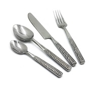 Vente en gros de couverts en acier inoxydable, lot de 5 couverts de restaurant écologiques avec cuillères pour restaurants