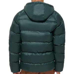 Chaqueta de abrigo para hombre, chaqueta acolchada gruesa para jóvenes con cuello levantado de Color sólido suelto de algodón con dobladillo ajustable de invierno para hombre - Product Image 5