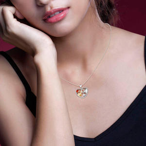Jeulia Sterling Silver Lucky <b>Elephant</b> Necklace with Zircon Trendy Link Chain <b>Gift</b> - Product Image 4