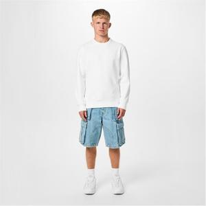 Sweat-shirts pour hommes surdimensionnés en molleton uni personnalisé pour l'hiver, en coton mélangé lourd, à capuche pour hommes - Product Image 5