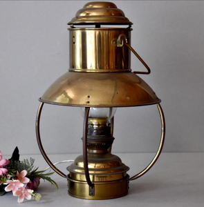 Lámpara Eléctrica Náutica Vintage de Cobre para Decoración del Hogar, Lámpara Decorativa Náutica Hecha a Mano con Base de Alta Calidad, Artículo de Regalo - Product Image 2