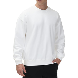 Custom Printed Logo High Quality 100% Cotton Oversized Sweatshirt Vintage Crewneck <b>Thermal</b> <b>Top</b> for <b>Men</b> for Winter - Product Image 3