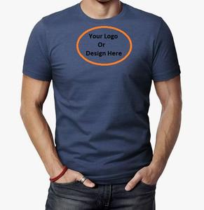 Camiseta Lisa personalizada para hombre, venta al por mayor, Camiseta extragrande 100% de algodón para hombre, camiseta de manga corta pesada con cuello redondo de alta calidad para hombre - Product Image 1