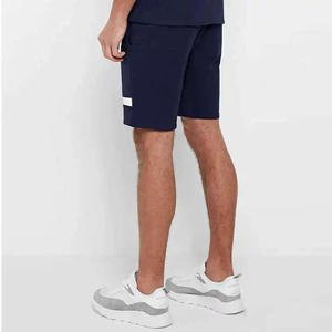 Conjunto de Dos Piezas para Hombre, Corte Regular, Cómodo, Precio de Fábrica al por Mayor 2026 |   Conjunto de Camiseta y Pantalones Cortos de Color Sólido de Último Diseño para Hombre - Product Image 4