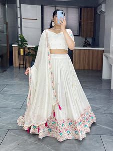 Premium Collection Faux Gorgette With Sequence And Embroidery <b>Lehenga</b> Choli <b>Woman</b> Fashion Manufacturer And Supplier From India - Product Image 5