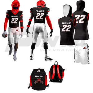 Uniformes de fútbol americano transpirables Logotipo de equipo personalizado Tackle Twill Jersey y pantalones Set - Product Image 1