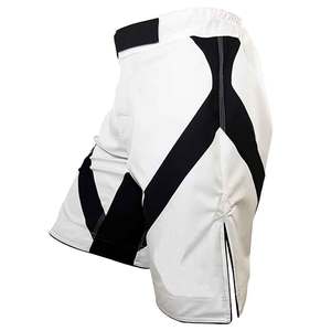 กางเกง MMA แบบสั่งตัดรุ่นใหม่สำหรับผู้ชาย สีพื้น ผ้าโพลีเอสเตอร์ผสมสแปนเด็กซ์ ชุดศิลปะการต่อสู้ ระบายอากาศได้ดี ราคาประหยัด - Product Image 3