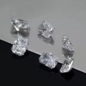 Diamants synthétiques CVD blancs de laboratoire, taille émeraude, clarté VVS-VS, pour la fabrication de bijoux sur mesure, prix de gros pour grossistes indiens - Product Image 3