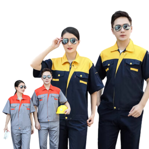 VN FACTORY Unisex Oil Field Industrial <b>Work</b> Suit <b>Overall</b> Clothing Cotton/Polyester/Spandex Breathable Quick Dry Digital Printing - Product Image 1