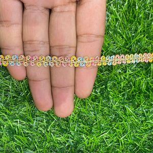 100% poliéster bordado borde 8mm Zari ganchillo encaje ajuste oro plata Palmate diseño lujo tradicional para prendas - Product Image 6