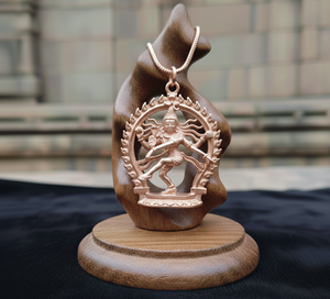 สร้อยคอโซ่โรเดียมสีเงิน925รูปสัตว์จี้เทพเจ้าฮินดูเครื่องประดับชุบทองสำหรับเป็นของขวัญประจำวันสำหรับผู้ชายผู้หญิง - Product Image 1