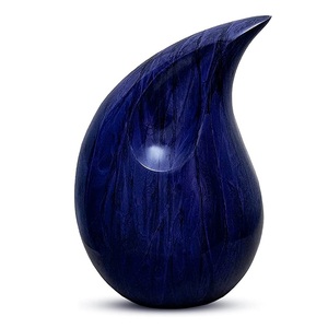 Urnas de lágrima de cremación únicas para cenizas humanas, urnas funerarias artesanales de Metal grandes para adultos para hombres y mujeres, exhibición de entierro en casa - Product Image 6