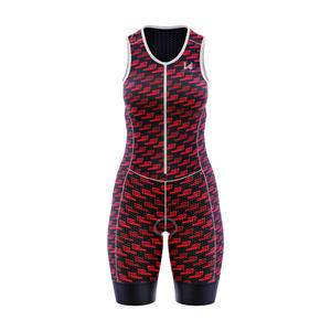 Uniformes de Ciclismo Personalizados sin Mangas para Mujer y Conjunto de Pantalones Cortos con Tirantes de Secado Rápido, Talla Grande, Venta al por Mayor - Product Image 2