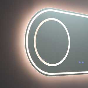 <b>LED</b> Lighting 180x80 Oval Bathroom <b>Mirror</b> - Product Image 3