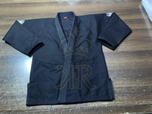 Kimono de Jiu-Jitsu brésilien ROYAL KIMONO, sur mesure, kimono BJJ noir, léger, ripstop, 100% coton, respirant, unisexe, adulte - Product Image 3