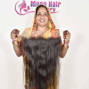 Cheveux humains vietnamiens bruts non traités à 100 %, frontal HD lisse, tissage double, extension à trame unique, par Export - Product Image 1