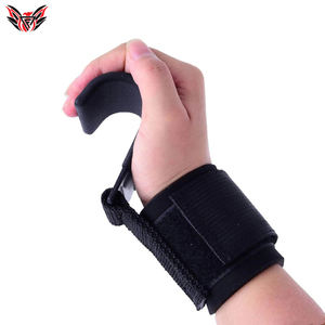 Best Fitness Weight Lifting Hook <b>Gym</b> Fitness Training Grips <b>Straps</b> Wrist Support Weights Power Hook - Product Image 2