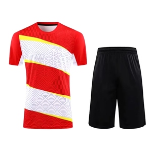 Haute qualité respirant vêtements de Tennis 2025 Sublimation séchage rapide sport uniforme personnalisé équipe chemise et Shorts en gros - Product Image 1
