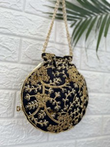 Elegante y ligero bolso de mujer decorado con perlas para ropa de fiesta - Product Image 3