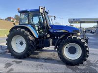 Tracteur à roues New Holland TM150 4x4 150 CV avec boîte de vitesses automatique, pompe et roulement à longue durée de vie pour usage agricole