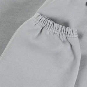 Pantalones de chándal con logotipo personalizado de 330GSM, pantalones de chándal holgados de algodón en blanco, recién llegados, Pantalones estampados personalizados - Product Image 3