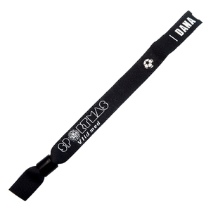 Disposable Event Festival Custom Woven <b>Wristbands</b> - Product Image 5