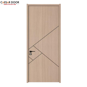Puerta Interior de Madera Contemporánea con Núcleo de HDF y Diseño Moderno y Lujoso para Uso Comercial en Baños y Oficinas - Product Image 2