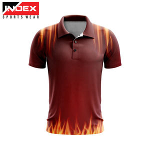 เสื้อโปโลสำหรับผู้ชายเสื้อโพลีเอสเตอร์แบบระเหิดออกแบบได้ตามต้องการมีโลโก้ด้านหน้า - Product Image 2