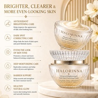 Crème Correctrice Anti-Taches HALORINNA 50g, Niacinamide Antioxydant Multi-Actif, Améliore le Teint Inégal pour un Teint Unifié